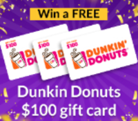 CSM - Dunkin Donuts $100